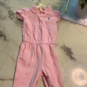 Infant Girls Polo Ralph Lauren Jumpsuit size 6M. Great Condition- Worn Once